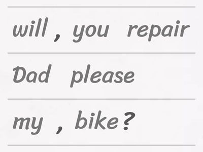 Future tense Will / Won't