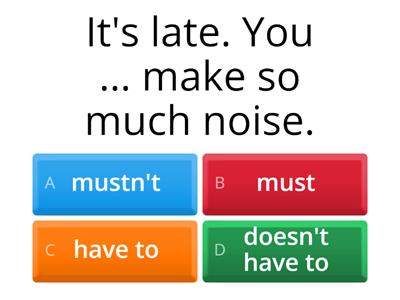 TB1.1 - HAVE TO vs MUST