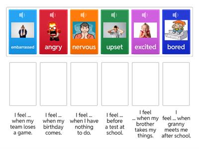 match situations Own it 3 Ownit3 U1 L1 feelings