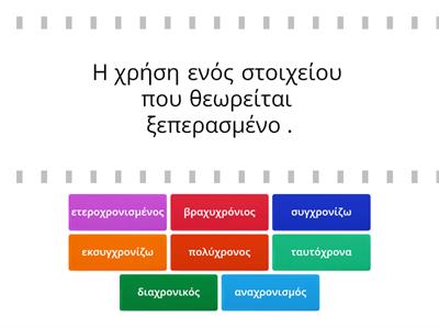 Σύνθετες λέξεις με β' συνθετικό τη λέξη "χρόνος"