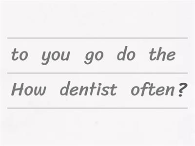 What time, How often, Where, When