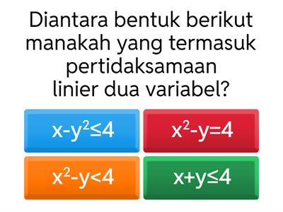 sistem pertidaksamaan linear dua variabel