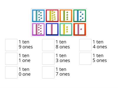 Teen Numbers: Base Ten Blocks