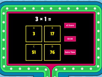 3 Times Table