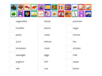 AEF Starter - Food Vocabulary