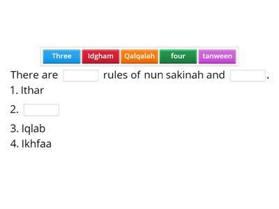 UNIT 19 Review - 2 Nun sakinah and tanween