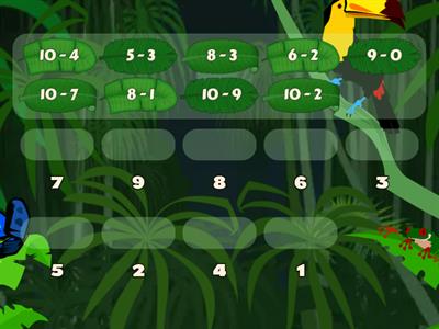 Вычитание в пределах 10