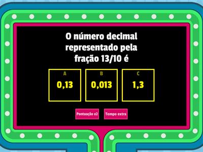 Quiz - Números decimais (conceito)