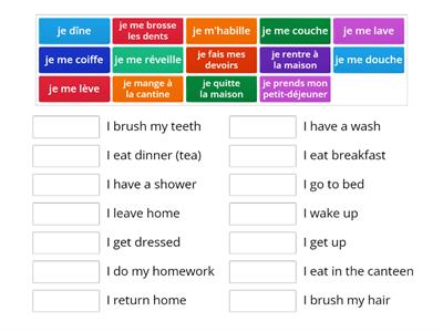 FRENCH DAILY ROUTINE