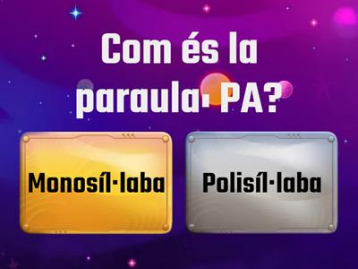 MONOSÍL·LABES O POLISÍL·LABES?