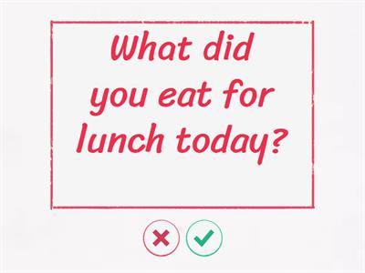 Past simple speaking 