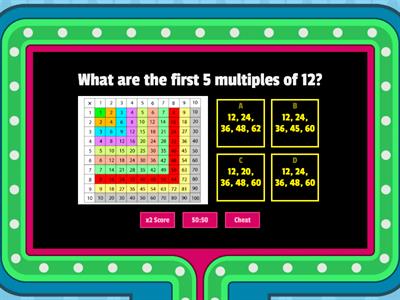 2 digit Multiplication 