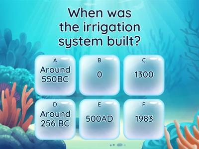Dujiangyan Irrigation System Quiz