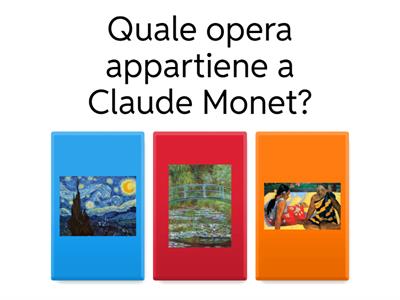 Verifica impressionismo, post impressionismo e art nouveau