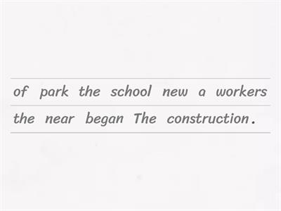 STRUCT: Create a Sentence