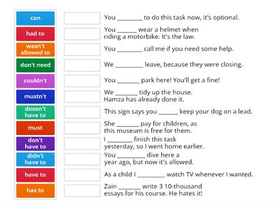 Modal Verbs