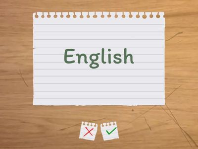 School lessons vocabulary Form 5 pp 12