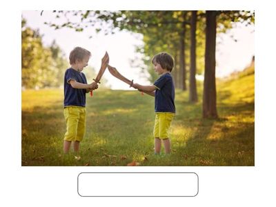  Family members type the answer