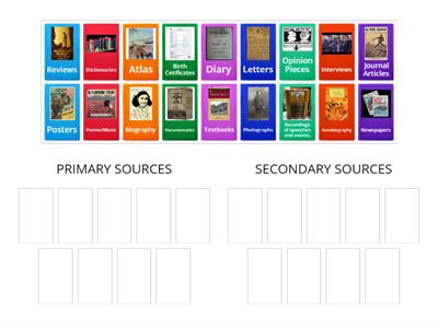  Primary or Secondary Source ?