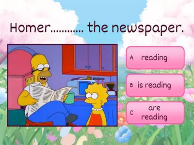  Present continuous tense 