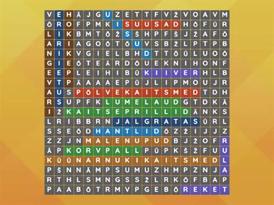 SPORDIVAHENDID - 16 sõna