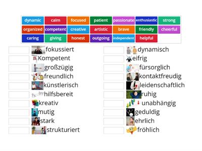 characteristics in a job