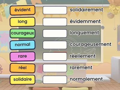 Adverbes en -ment (1)