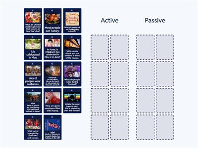 Simple Present Passive - Questions and Answers - Celebrations