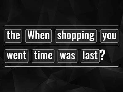 Information & Yes/No Question Order