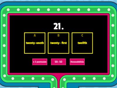 Ordinal numbers