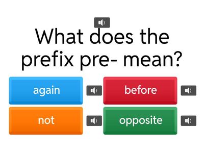 Affixes 