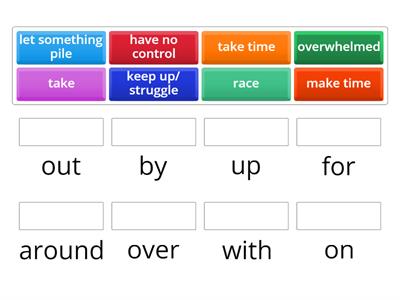 Vocabulary: Verb + preposition (Intermediate plus 1.2)
