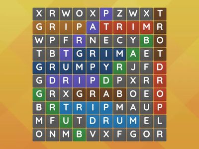 1st Class Unit 7 - dr, gr, tr