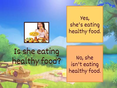 Present continuous - Yes/No Questions