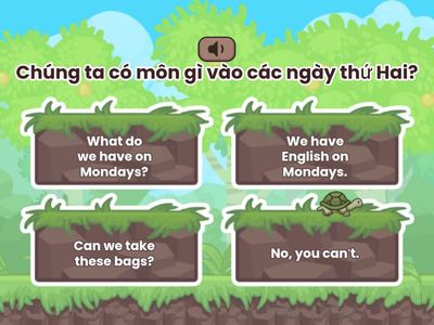 Luyện tập ghi nhớ các mẫu câu SGK Tiếng Anh Lớp 4 - Family and Friends National Edition - Unit 4: We have English!