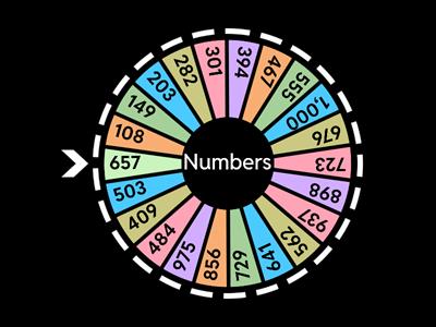 High numbers (100 - 1000)