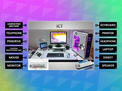 ICT [Perkakasan Komputer : labelkan item]