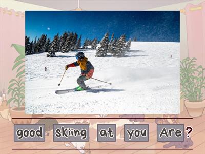 be good at/be fond of/be interested in