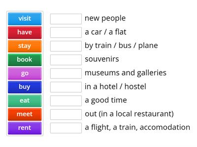  English File, Elementary, 10A - city holidays 