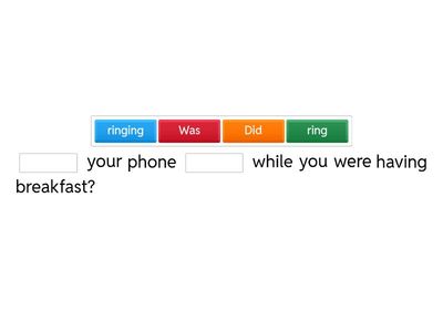 Write question with the past simple and continious