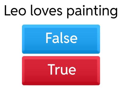 Leo True or false (ESI)