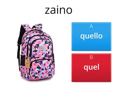 Dimostrativi - Quello