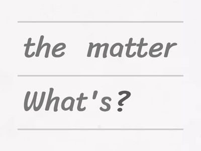 Unit 13 - Useful expressions