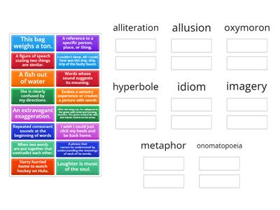 Figurative Language Practice #1 (6PA~ELA 2023)