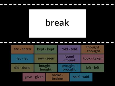 Irregular verbs