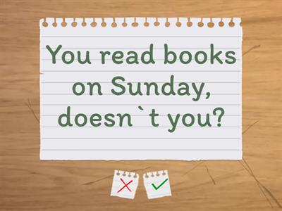 F6 U8 АНО 271 Tag Question mas80