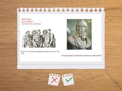 Identificăm personalități/elemente de civilizație