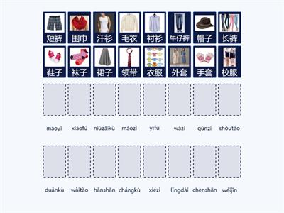 ch 1 L 14 - 衣服