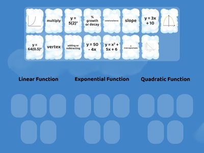 Linear, Exponential, Quadratic