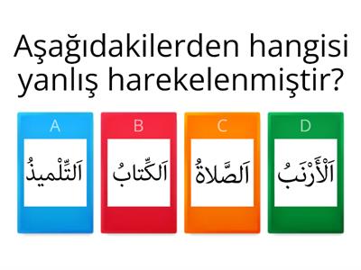 LAM-I TARİF - ŞEMSİ VE KAMERİ HARFLER